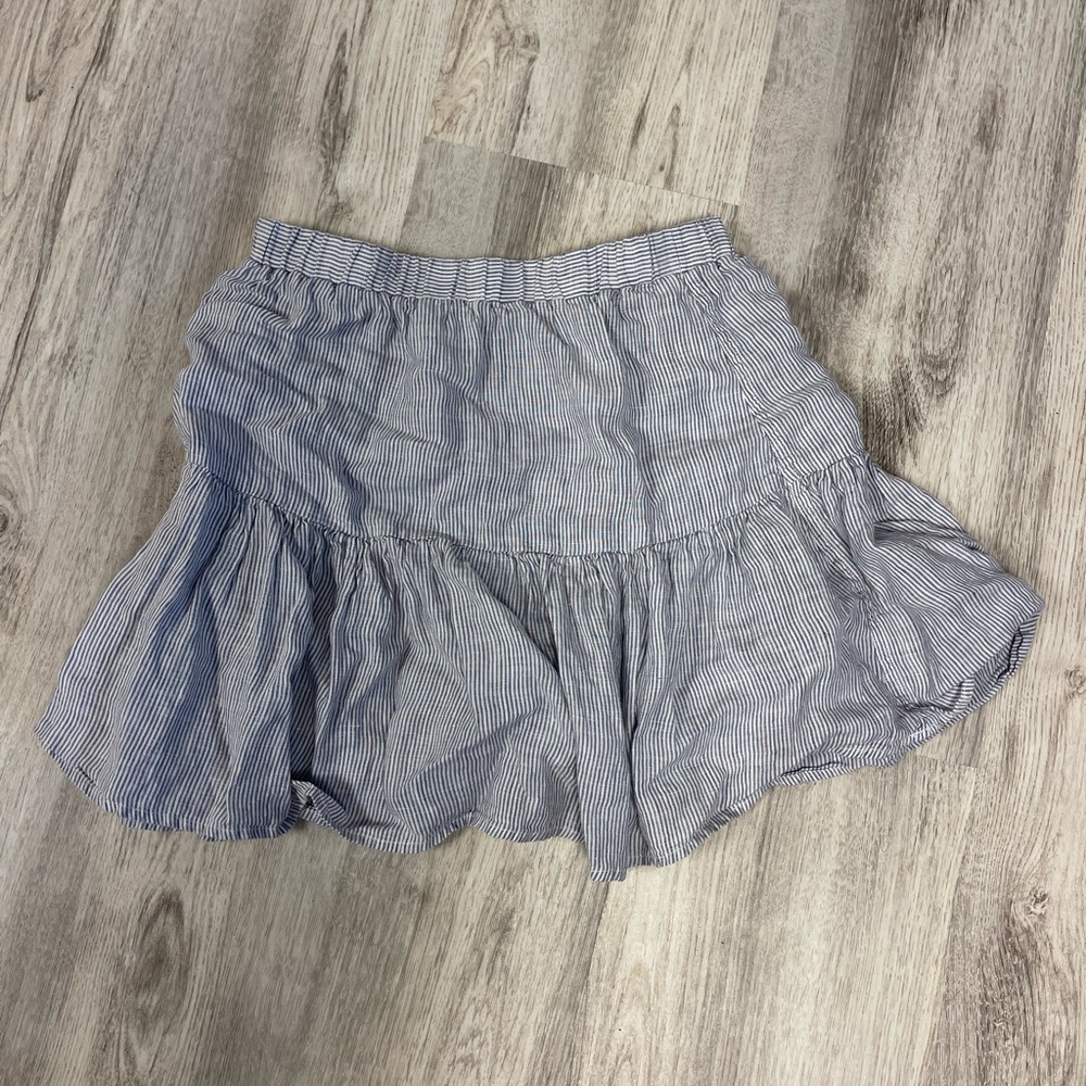 Striped mini skirt